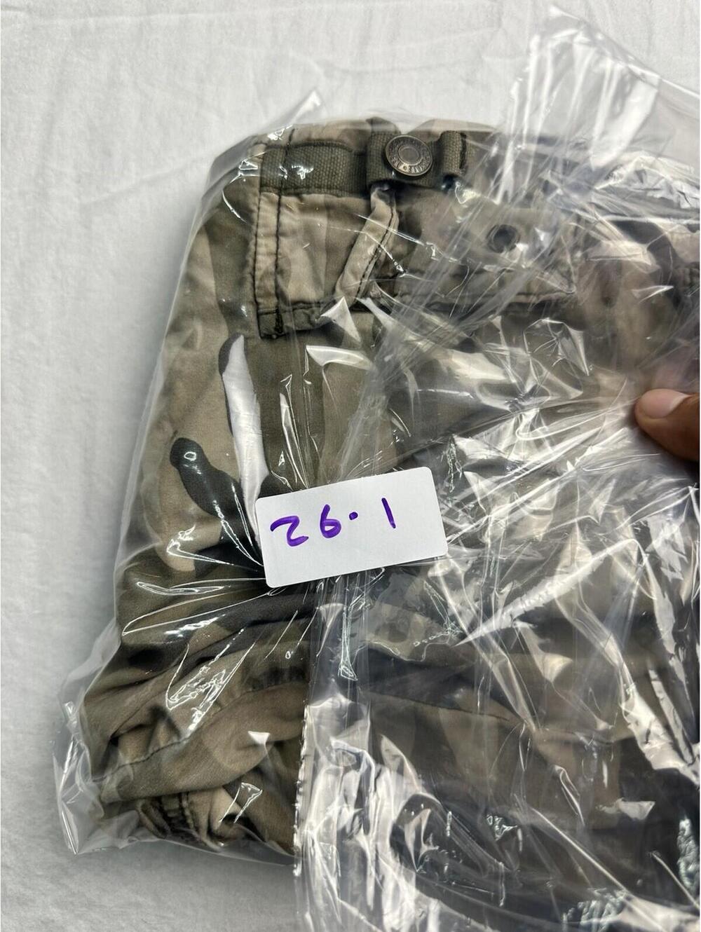 🪖 Y2K Camo Cargo Utility Shorts Womens 5/6 26-1 🪖 - Picture 12 of 12